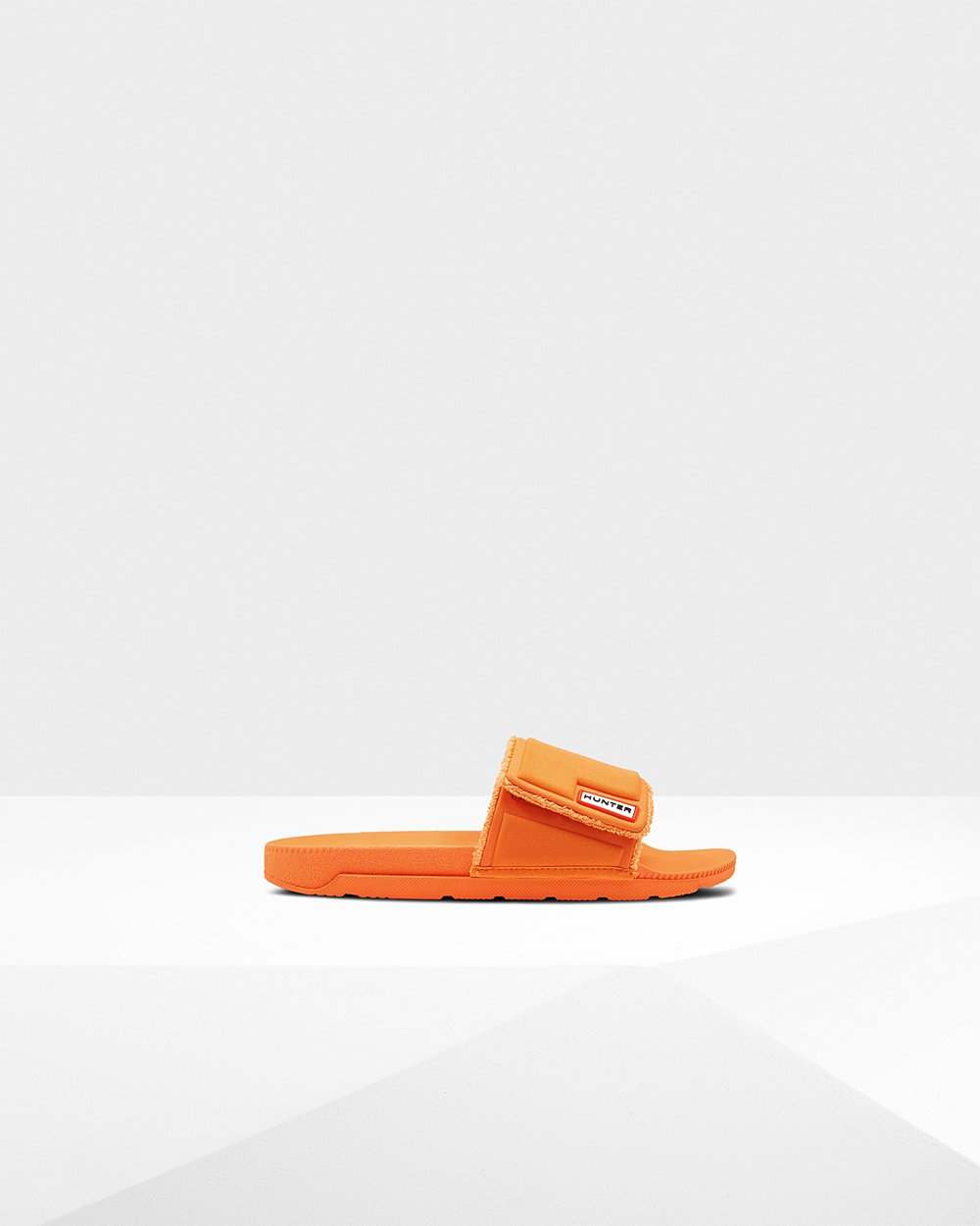 Womens Slides - Hunter Original Adjustable (76VBGASNL) - Orange